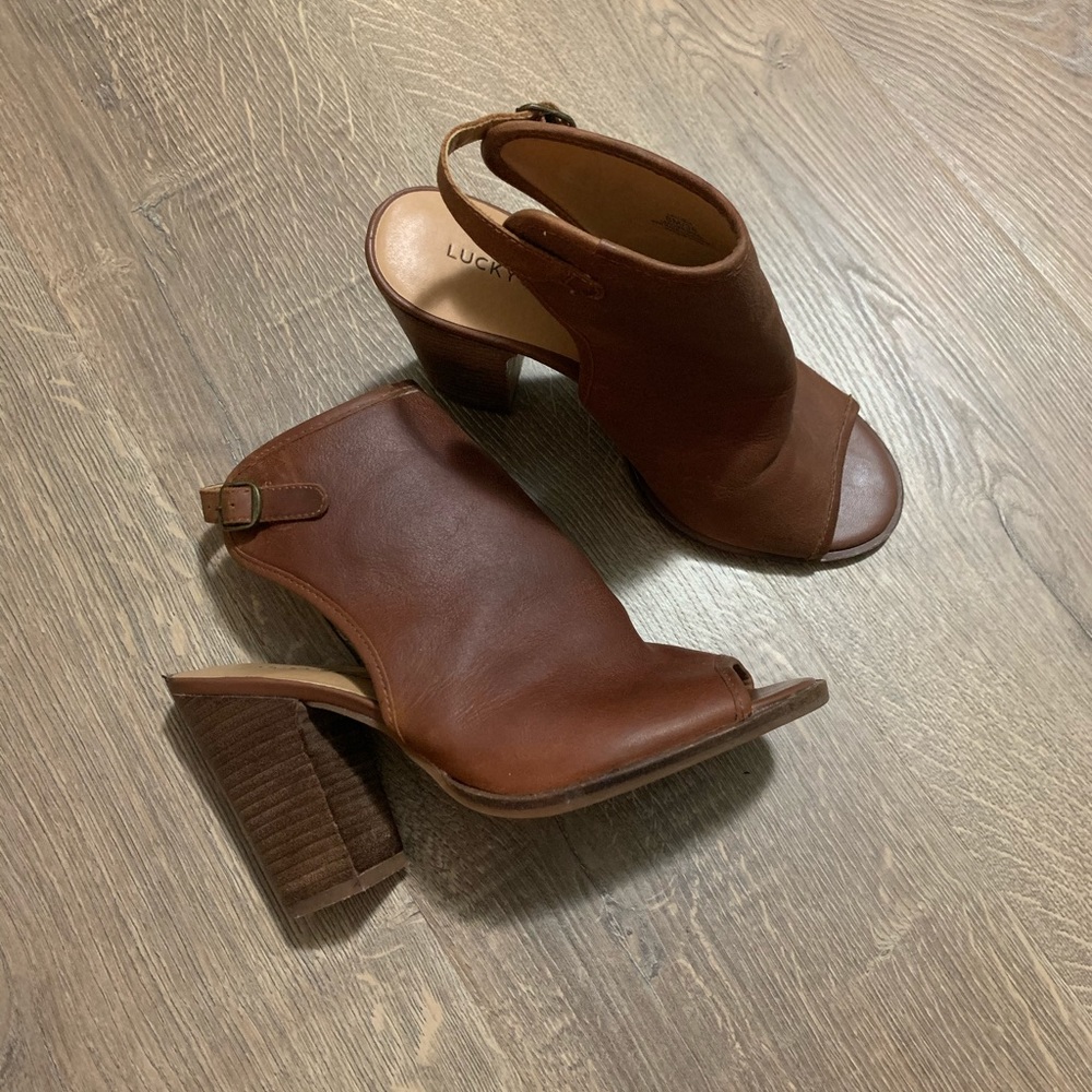 Lucky Brand Open Toed Heels